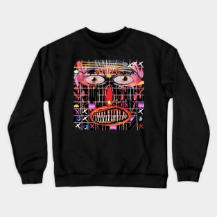 Deranged, Mug, Mask, Pin, Tote Crewneck Sweatshirt